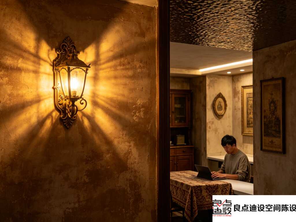 一居室软装设计|30平小窝改复古工作室，氛围感拉满太好拍✨